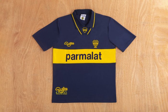 Retro Jersey 1993-1995 Boca Juniors Home Soccer Jersey Vintage Football Shirt