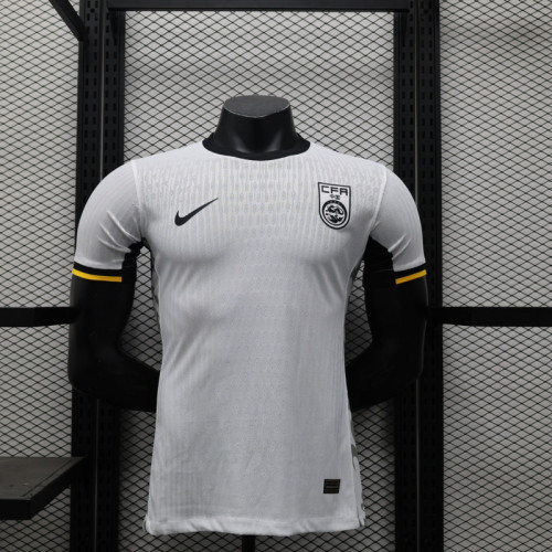 Player Version 2024 China Away White Soccer Jersey Football Shirt
