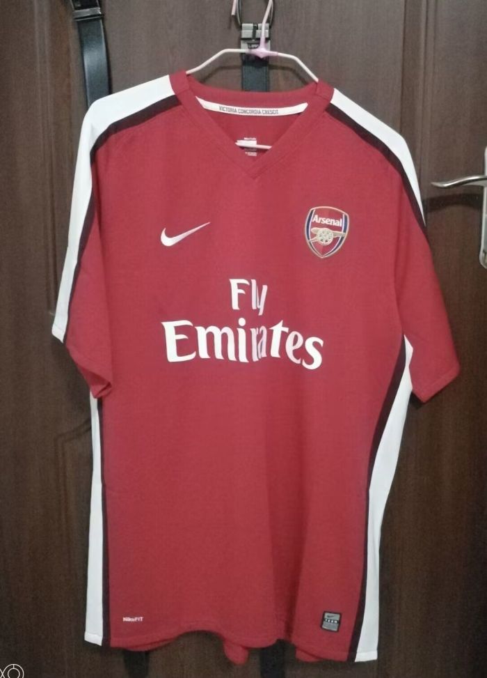 Retro Jersey 2008-2010 Arsenal Home Soccer Jersey Vintage Football Shirt
