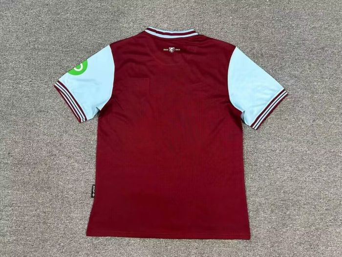 Fan Version 2024-2025 West Ham United Home Soccer Jersey Football Shirt