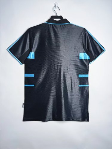 Retro Jersey 1999-2000 Olympique de Marseille Third Away Black Soccer Jersey