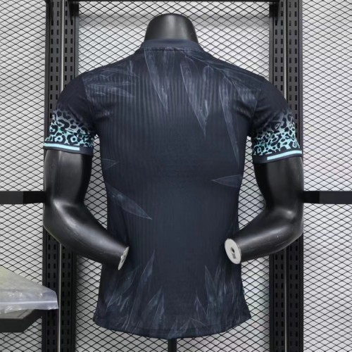 Player Version 2024 Brazil Black Special Edition Soccer Jersey Brasil Football Shirt
