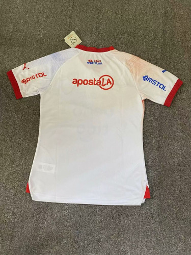 Fan Version 2024-2025 Cerro Porteño Away White Soccer Jersey Football Shirt