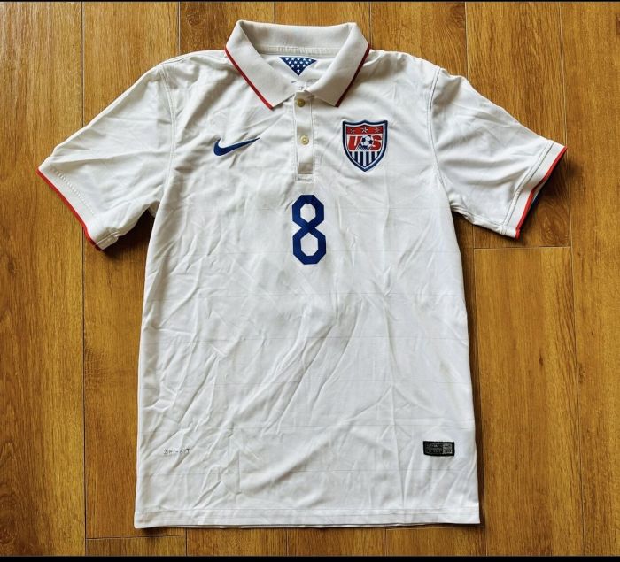 Retro Jersey 2014 USA DEMPSEY 8 Home Football Shirt Vintage Soccer Jersey