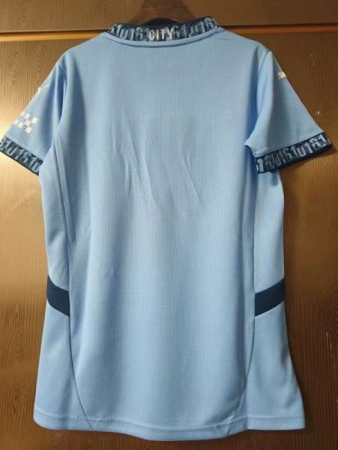 Women 2024-2025 Manchester City Home Soccer Jersey Girl Football Shirt