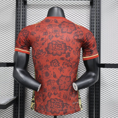 Player Version 2024 Portugal Dark Red Special Edtion Soccer Jersey Football Shirt