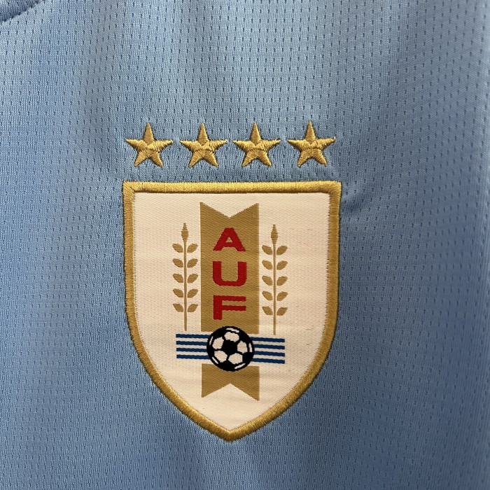 Fan Version Uruguay 2024 Copa America Home Soccer Jersey Football Shirt