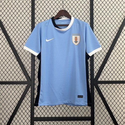 Fan Version Uruguay 2024 Copa America Home Soccer Jersey Football Shirt