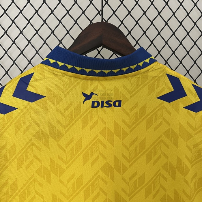 with LALIGA Patch Fan Version 2024-2025 Las Palmas Home Soccer Jersey