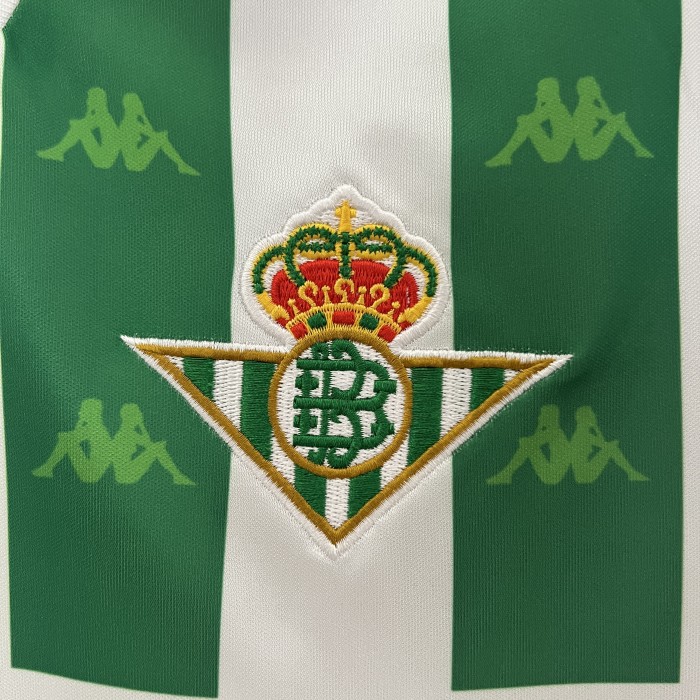 Retro Jersey 1995-1996 Real Betis Home Soccer Jersey Vintage Football Shirt