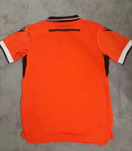 Fan Version 2024-2025 Sheffield Wednesday Away Orange Soccer Jersey Football Shirt