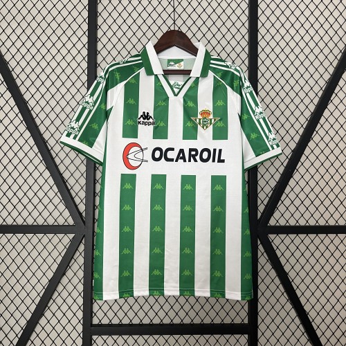 Retro Jersey 1995-1996 Real Betis Home Soccer Jersey Vintage Football Shirt