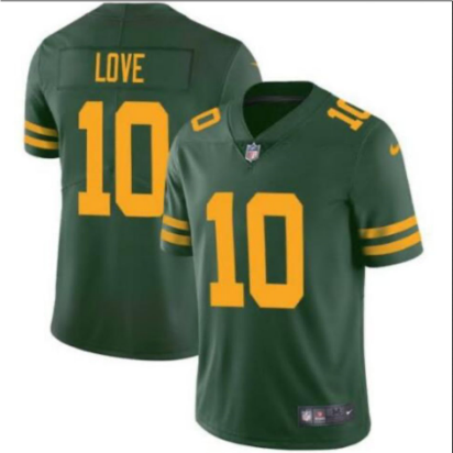 Men's Green Bay Packers Love 10 Green NFL Jersey