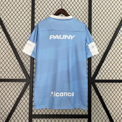 Fan Version 2024-2025 Club Atlético Belgrano Home Soccer Jersey Football Shirt