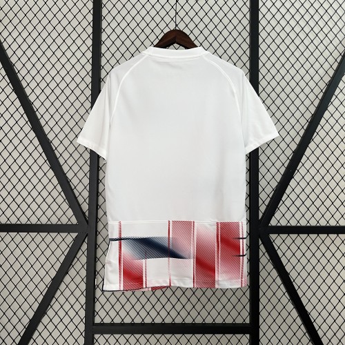 Fans Version 2024-2025 San Lorenzo Away White Soccer Jersey Football Shirt