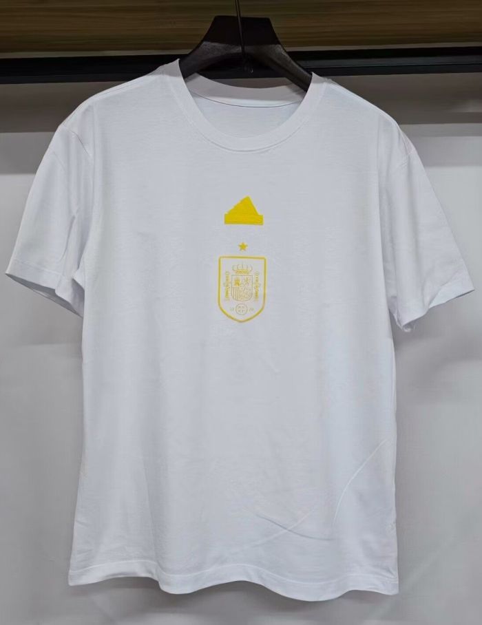 Spain 2024 Cotton T-shirt Football Shirt