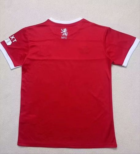 Fans Version 2024-2025 Middlesbrough Home Soccer Jersey Football Shirt