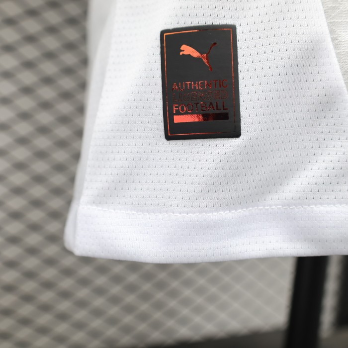 Player Version 2024-2025 AC Milan Away White Soccer Jersey AC Football Shirt