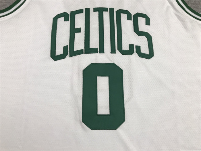 Boston Celtics 0 TATUM White NBA Jersey Basketball Shirt