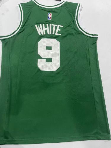 Boston Celtics White  9 Green NBA Jersey Basketball Shirt