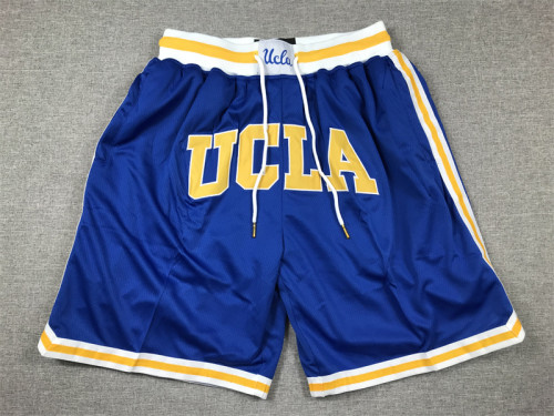 with Pocket UCLA NBA Shorts Blue Basketball Shorts