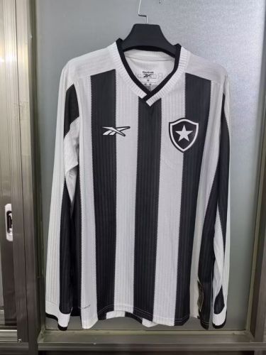 Long Sleeve 2024-2025 Botafogo Home Soccer Jersey Football Shirt