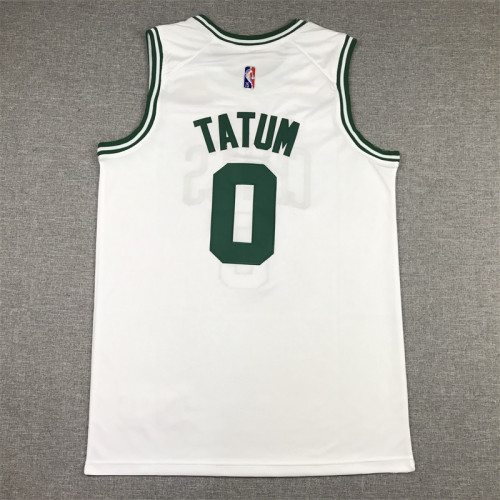 Boston Celtics 0 TATUM White NBA Jersey Basketball Shirt