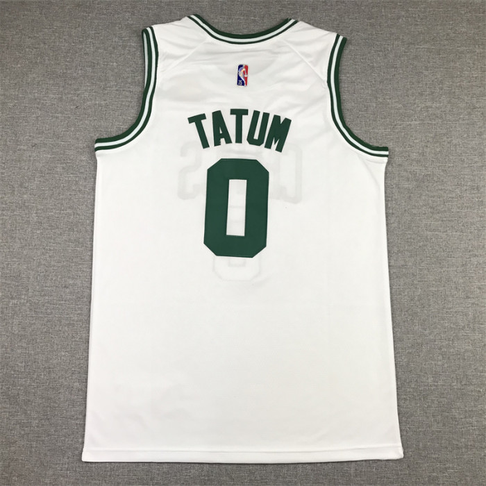 Boston Celtics 0 TATUM White NBA Jersey Basketball Shirt