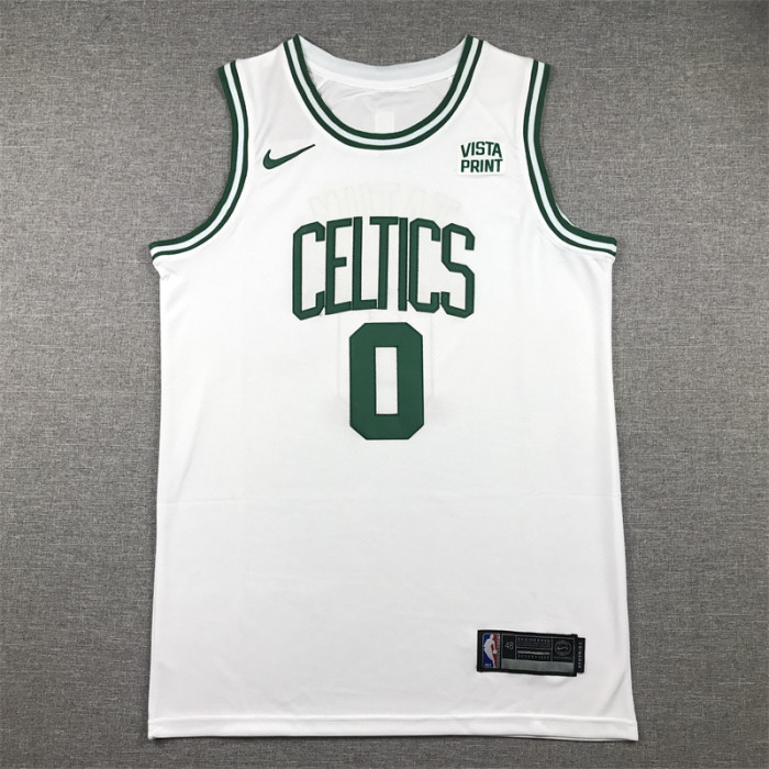 Boston Celtics 0 TATUM White NBA Jersey Basketball Shirt