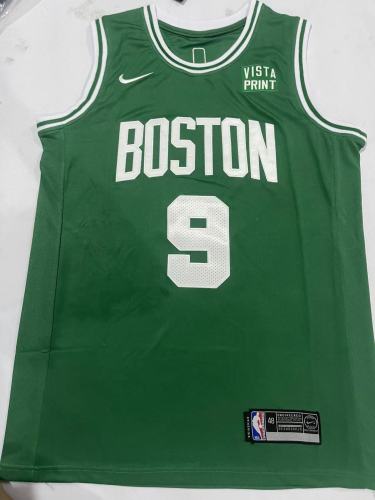Boston Celtics White  9 Green NBA Jersey Basketball Shirt