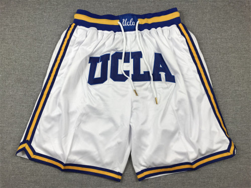 with Pocket UCLA NBA Shorts White Basketball Shorts