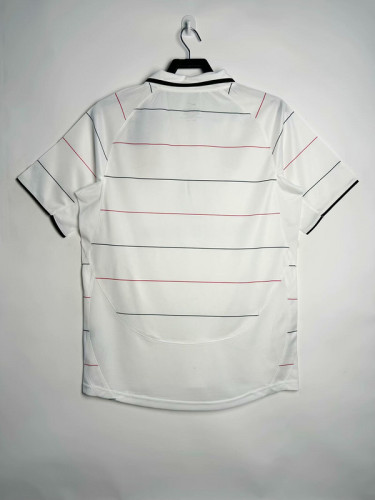Retro Jersey 2003-2005 Manchester United Away White Soccer Jersey Man U Vintage Football Shirt