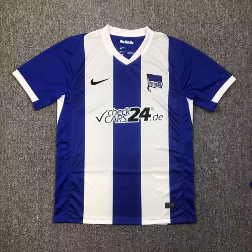 Fan Version 2024-2025 Hertha Berliner Home Soccer Jersey