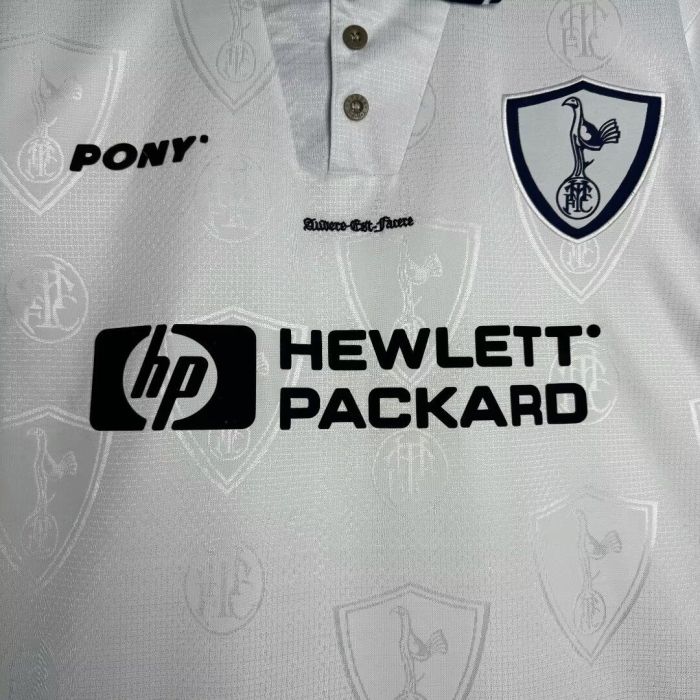 Retro Jersey 1995-1997 TOT Home Soccer Jersey Spurs Vintage Football Shirt