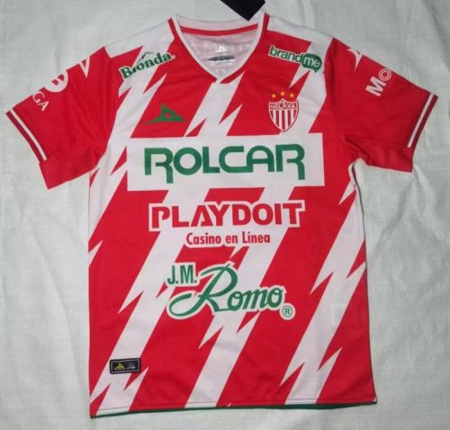 Fan Version 2024-2025 Necaxa Home Soccer Jersey Football Shirt