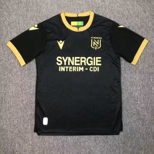 Fans Version 2024-2025 Nantes Away Black Soccer Jersey Football Shirt