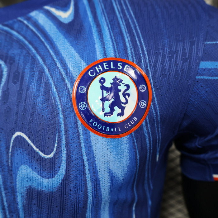 without Sponor Logo Player Version 2024-2025 Chelsea Home Soccer Jersey Football Shirt
