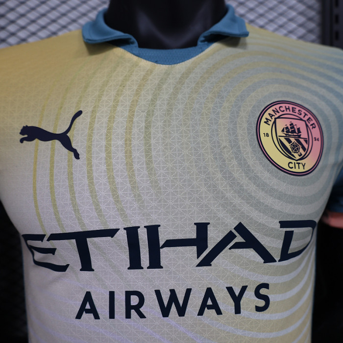 Player Version Manchester City 2024-2025 Fourth Away Soccer Jersey Man City Football Shirt