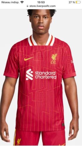 Player Version 2024-2025 Liverpool LUIS DIAZ 7 Home Soccer Jersey