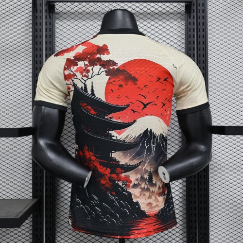Player Version Japan 2024 Beige/Red/Black Special Edition Soccer Jersey Football Shirt