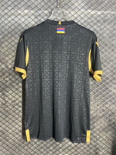 Fan Version Armenia 2024 Black Soccer Jersey Football Shirt