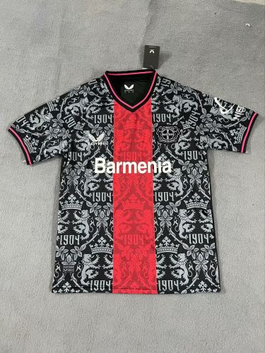 Fan Version 2024-2025 Bayer 04 Leverkusen Black/Red Special Edition Soccer Jersey