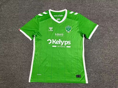 Fan Version 2024-2025 Saint-Étienne Home Soccer Jersey Football Shirt