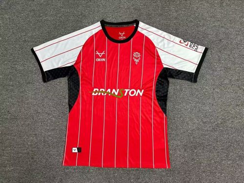 Fan Version 2024-2025 Lincoln City Home Soccer Jersey Football Shirt