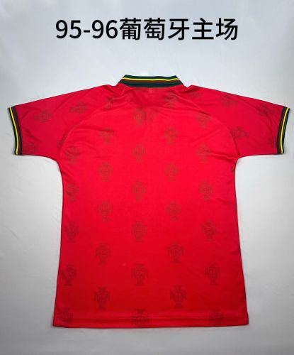 Retro Jersey 1995-1996 Portugal Home Soccer Jersey Vintage Football Shirt