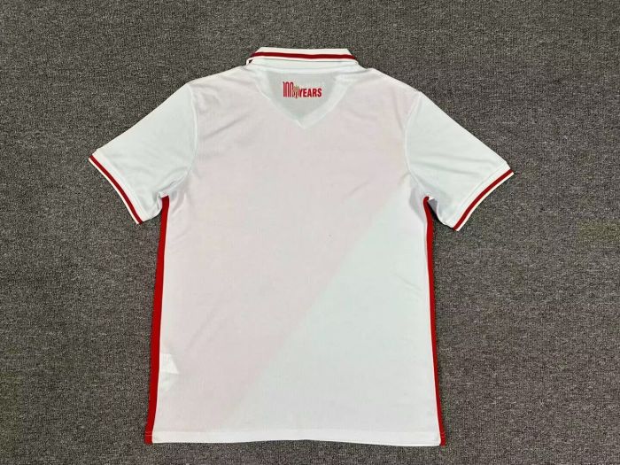 Fan Version 2024-2025 AS Monaco Home Soccer Jersey Football Shirt