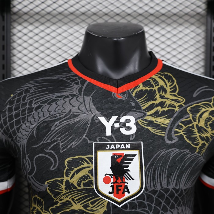Player Version Japan 2024 Black/Yellow Special Edition Soccer Jersey Football Shirt