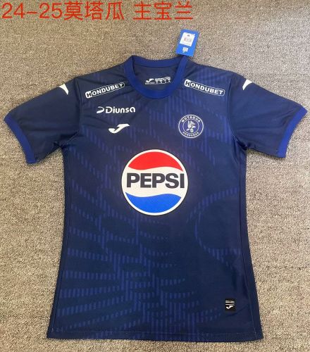 Fans Version 2024-2025 Motagua Home Soccer Jersey Football Shirt