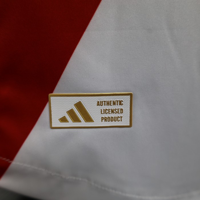 Player Version 2024-2025 River Plate Home Soccer Jersey Football Shirt