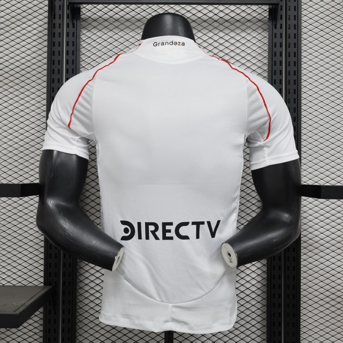 Player Version 2024-2025 River Plate Home Soccer Jersey Football Shirt